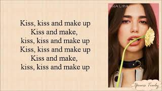 Dua Lipa &amp; BLACKPINK - Kiss and Make Up (Easy Lyrics)