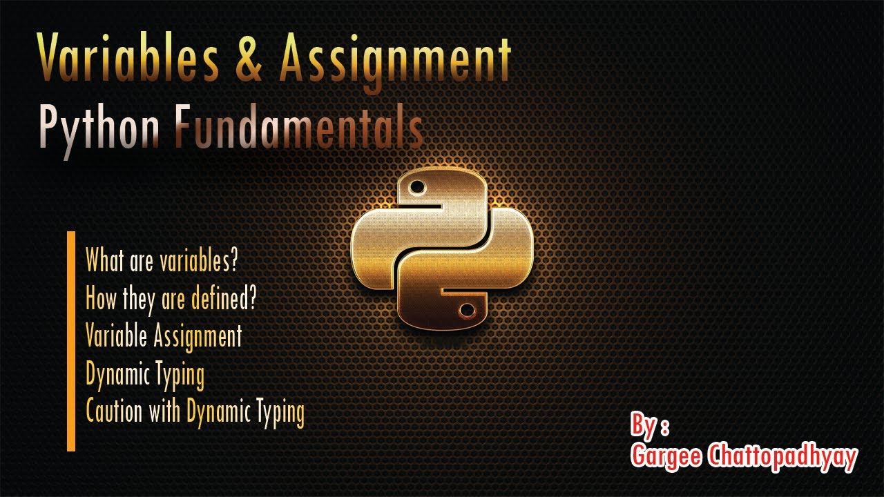 CLASS XI | VARIABLES AND ASSIGNMENTS | PYTHON FUNDAMENTALS