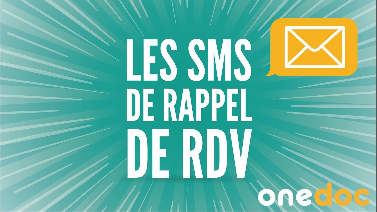Les SMS de rappel de rendez-vous avec OneDoc