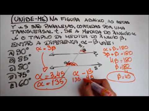 EXERCÍCIO RESOLVIDO- ÂNGULOS - 8°ANO