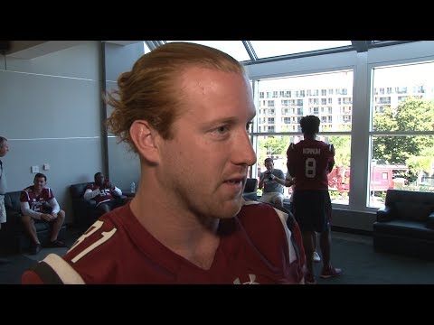 Hayden Hurst at Media Day — 7/30/17