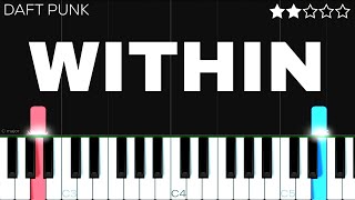 Daft Punk - Within | EASY Piano Tutorial