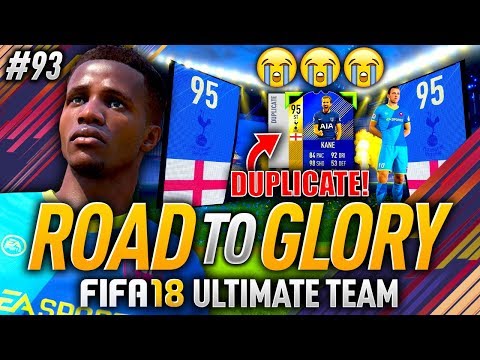 DUPLICATE UNTRADEABLE 95 TOTS KANE 😭FIFA 18 ROAD TO GLORY #93