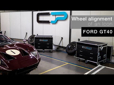 Wheel alignment of an Icon – The Ford GT40.