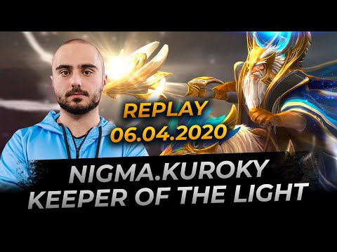 Nigma.Kuroky Keeper of the Light - Dota 2 Replay Full Gameplay