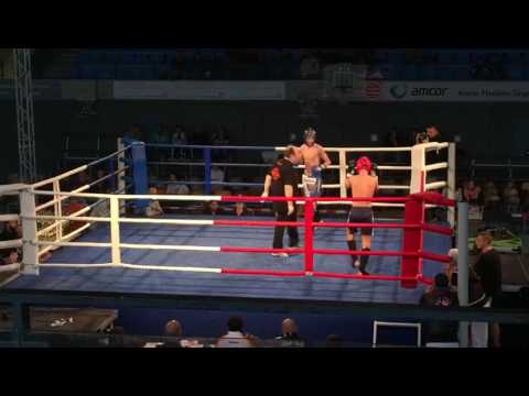 Last K-1 fight (amateur) Blue corner!