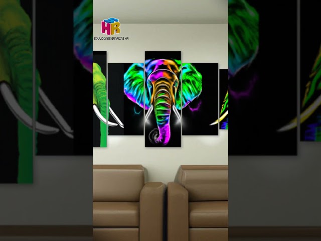 Vídeo relacionado con HXA DECO Cuadro tríptico London Look Right ! - 90x60 cm
