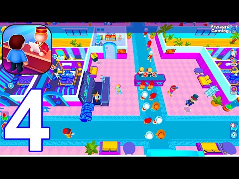 My Perfect Hotel - Gameplay Walkthrough Part 4 Beach Hotel Max Level (iOS, Android)
