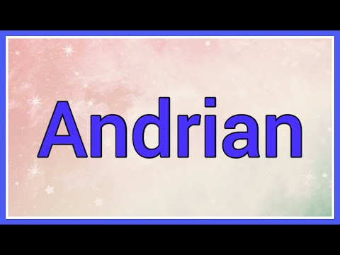 Andrian | Name Origin