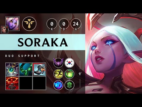 Soraka Support vs Rakan - KR Master Patch 25.16
