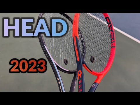 NEW HEAD Radical Pro 2023 and Gravity Pro 2023 | tennis racket update on two player frames
