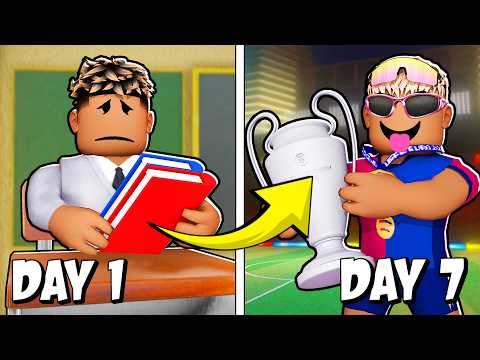 Ich habe 7 Tage lang das Leben von Lamine Yamal in ROBLOX gelebt!