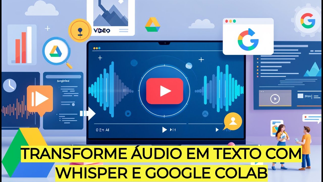 Transforme Áudio e Vídeo em Texto com Whisper e Google Colab (100% Grátis!)