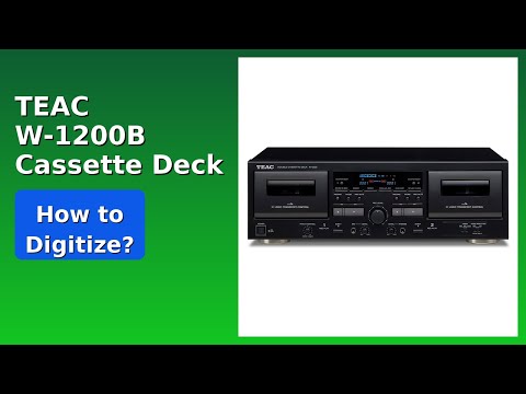 REVIEW (2026): TEAC W-1200B Cassette Deck. Features.