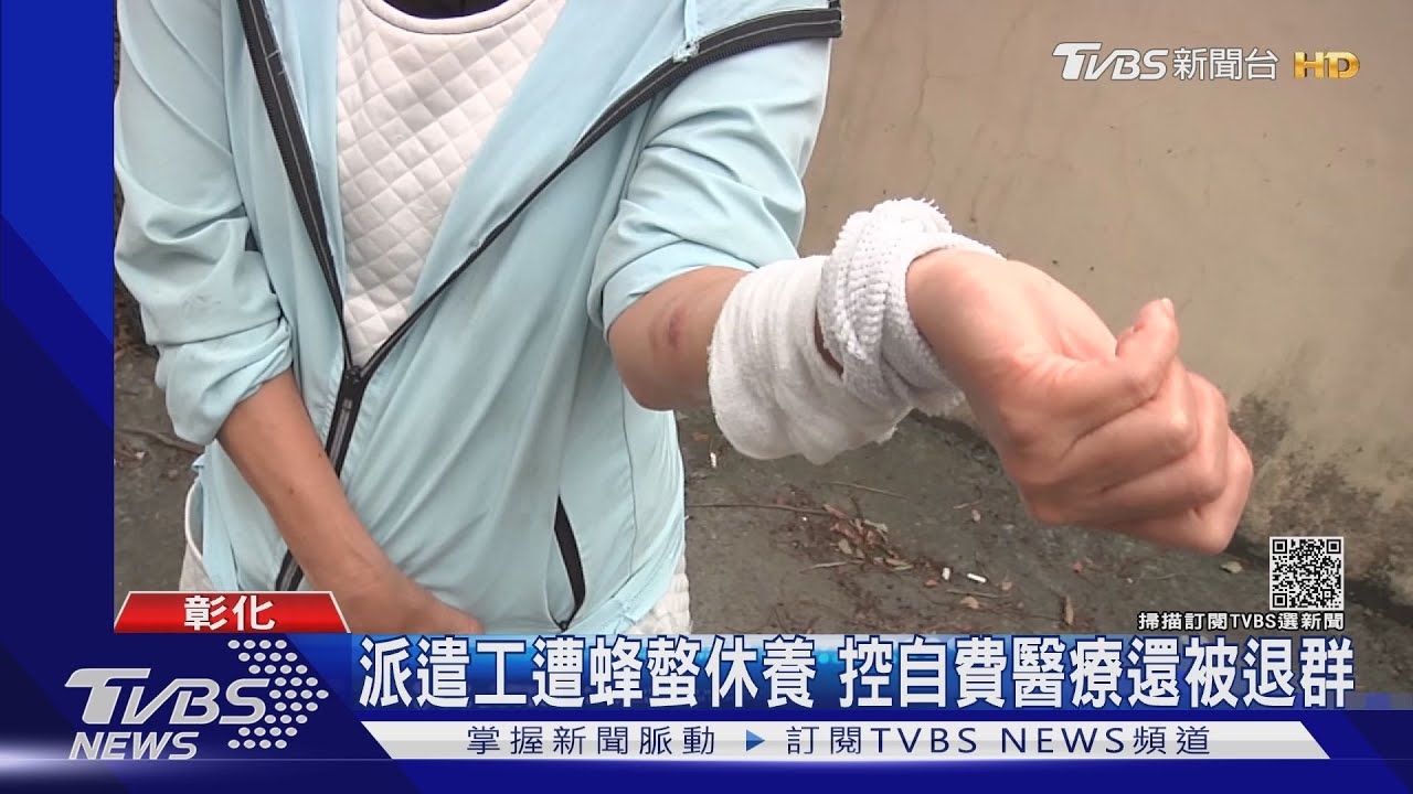 派遣工遭蜂螫休養　控自費醫療還被退群