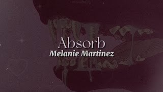 Musik-Video-Miniaturansicht zu Absorb Songtext von Melanie Martinez