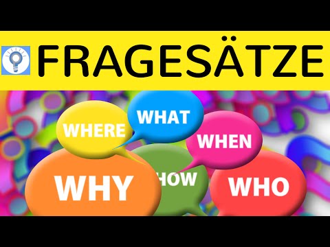 Fragesätze im Englischen - Satzstellung / word order im Englischen Teil 4