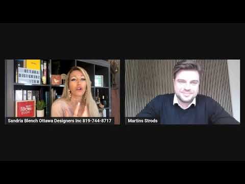 MARTINS STRODS- KUUKS wood acoustic panels on OTTAWA DESIGNERS INC