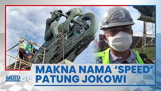 Ini Makna Nama 'Speed' Patung Jokowi Naik Motor di Sirkuit Mandalika