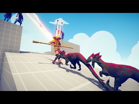 MONK and HEALER vs 10x EVERY UNITS 🧘🧘🧘 | Totally Accurate Battle Simulator TABS