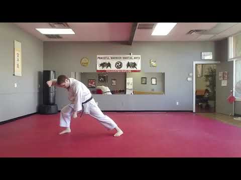 Kusanku Dai Oyo Bunkai - Turning Chop to Takedown