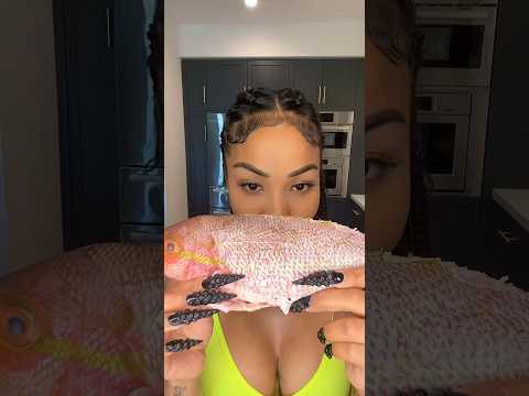 Shenseea In Kitchen, Curry Coconut Steam Fish