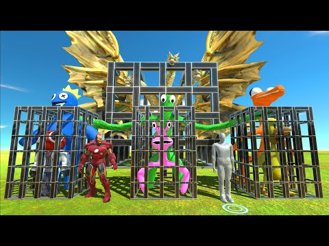 Rescue Race | Fps Avatar VS Ironman - Animal Revolt Battle Simulator