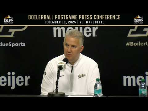 BoilerBall Postgame Press Conference | vs. Marquette