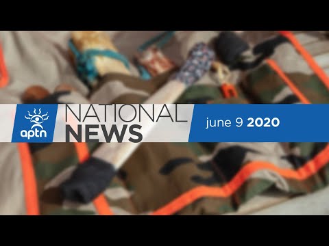 APTN National News June 9, 2020 – Anishinaabe woman sent home after stroke, Hide making online