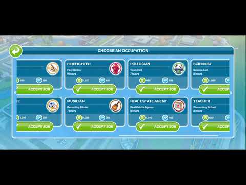 start a new career at the town hall #startanewcareeratthehalltown#thesimsfreeplay