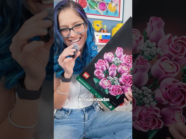 Vídeo relacionado con LEGO Botanicals Ramo de Rosas Rosadas - Maquetas para Adultos de Flores Artificiales - 12 Rosas y 4 Ramas de Paniculata Artificial - Decoración Floral del Hogar - Regalo Romántico para Mujeres 10374
