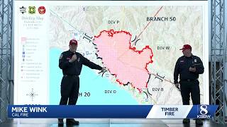 Timber Fire in Big Sur grows past 5,000 acres, containment increases to 17%