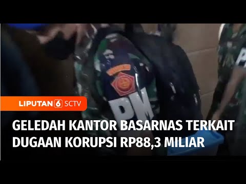 Tim Gabungan Puspom TNI dan KPK Geledah Kantor Basarnas Selama 7 Jam | Liputan 6