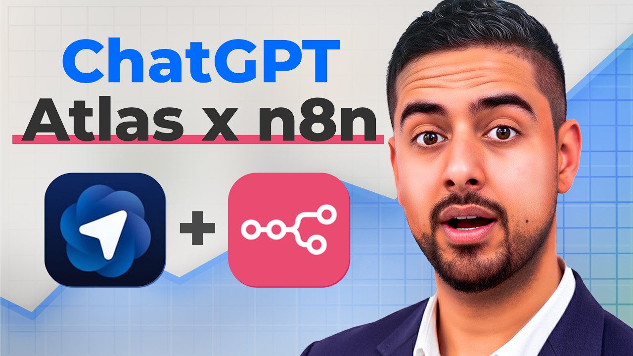 ChatGPT's Atlas Browser + n8n Text-to-Workflow is ELITE