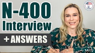 US Citizenship Interview | N-400 Naturalization Interview Simulated Interview Questions & Answers