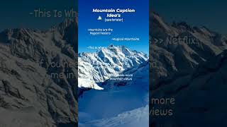 Download lagu Mountain Captions for Instagram | Mountains Quotes 🏔️ #mountains #shorts #instagramcaptions mp3