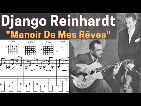 Django Reinhardt - Manoir de mes Rêves 1949 - Gill&Jazz Transcription