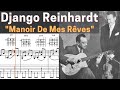 Django Reinhardt - Manoir de mes Rêves 1949 - Gill&Jazz Transcription