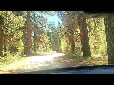 Off road scenic drive to Bluff Lake Reserve in the San Bernardino National Forest