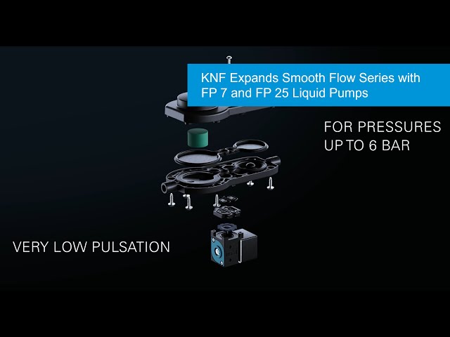 Smooth Flow Liquid Pumps and High Performance Micro Gas Pumps from KNF