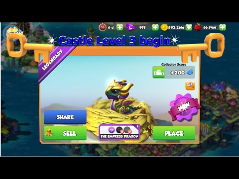 Hatched The Empress Dragon and Level 3 begin-Dragon Mania legends | Got Astrologist Dragon | DML