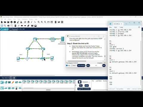 9.3.3 Packet Tracer - HSRP Configuration Guide