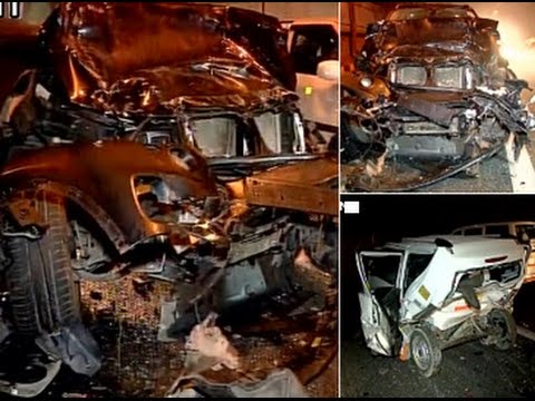 Speeding BMW rams into cab killing its driver near IIT Delhi