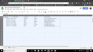 Google: Use Google Sheets to Manage Email Lists