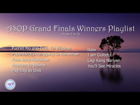 ASOP Grand Finals Winners Playlist Years 1 and 2