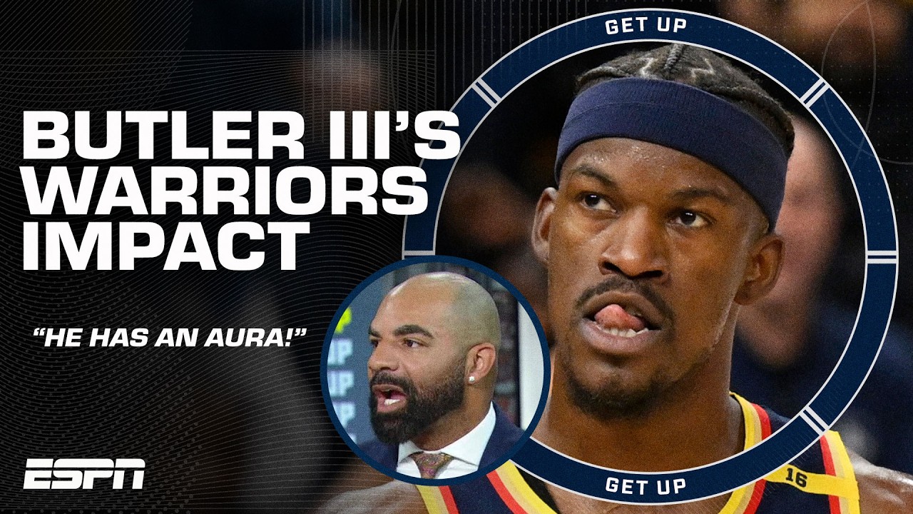 Jimmy Butler III 'HAS AN AURA ABOUT HIM!' 👏 - Carlos Boozer on Butler III's Warriors IMPACT | Get Up