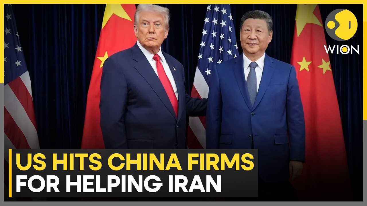 Trump Admin Sanctions 11 Firms Across China & West Asia | WION NEWS