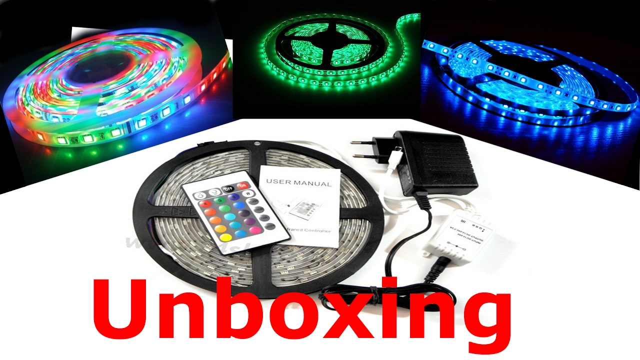 Unboxing#4 Taśma LED RGB 5m.