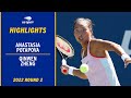 Anastasia Potapova vs. Qinwen Zheng Highlights | 2022 US Open Round 2