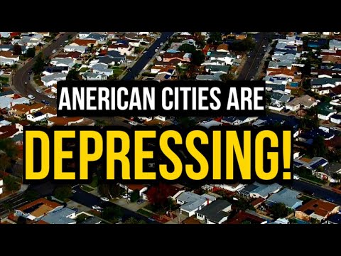 Why American cities are DEPRESSING and BROKE! Reaction to "Not just Bikes" - Russia edition